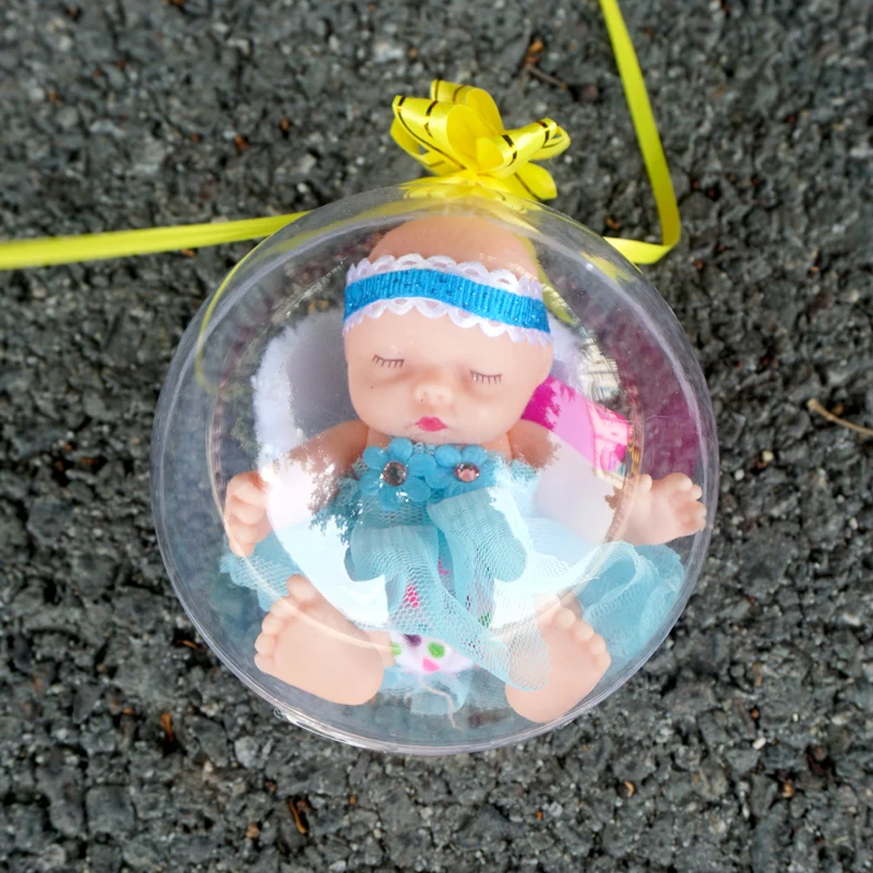Реалистичный Спящий ребенок ручной работы Reborn Bebe кукла мяч защитная оболочка прекрасный ребенок силиконовая принцесса девочка мальчик куклы игрушки для детей