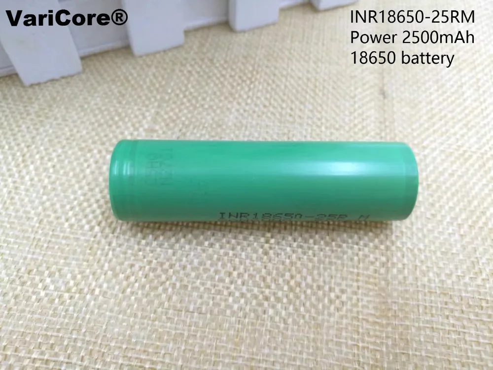 2 шт. Оригинальный INR18650 25RM 18650 2500 mAh разрядная литиевая батарея 20A электронная