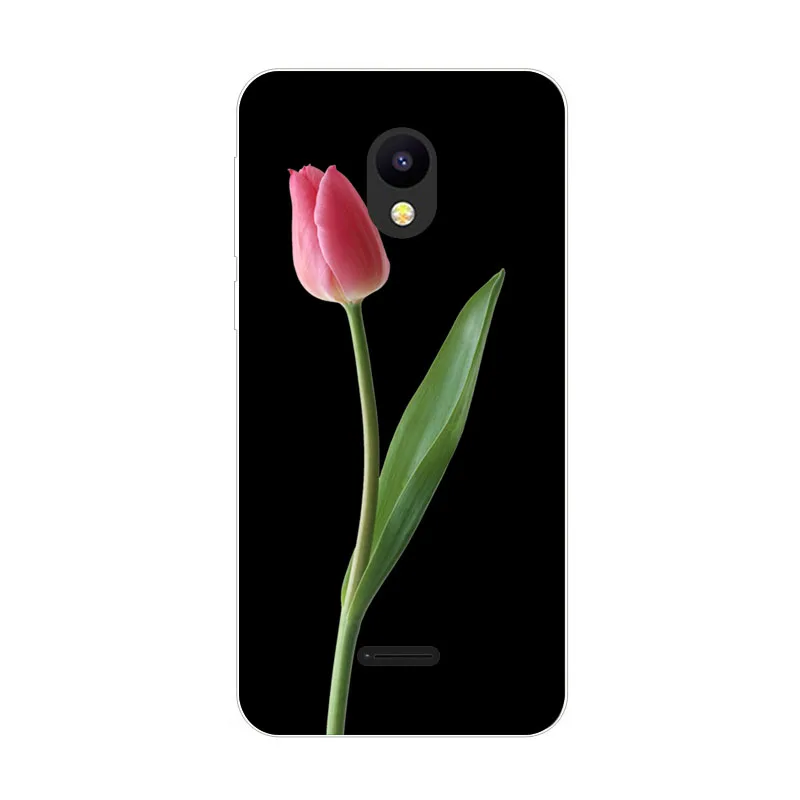 Чехол для Meizu C9 Pro силиконовый чехол с красочными лепестками мягкая задняя крышка