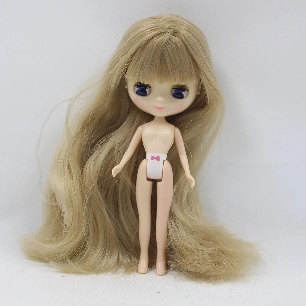 Мини blyth кукла Обнаженная фабрика кукла подходит для diy Изменить макияж волосы очень долго может изменить их волосы, такие как в точках - Цвет: Like the picture