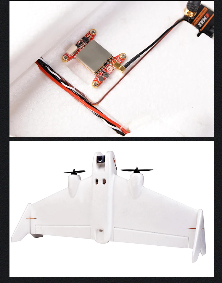Новая модель Arkbird FPV VTOL EPO 860 мм размах крыльев RC самолет комплект/PNP/RTF выбор управления полетом вместо старого arkbird VTOL