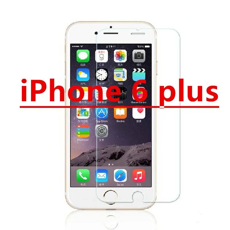 Закаленное Стекло для iPhone 6 плюс Чехол защитный экран смартфона закаленное