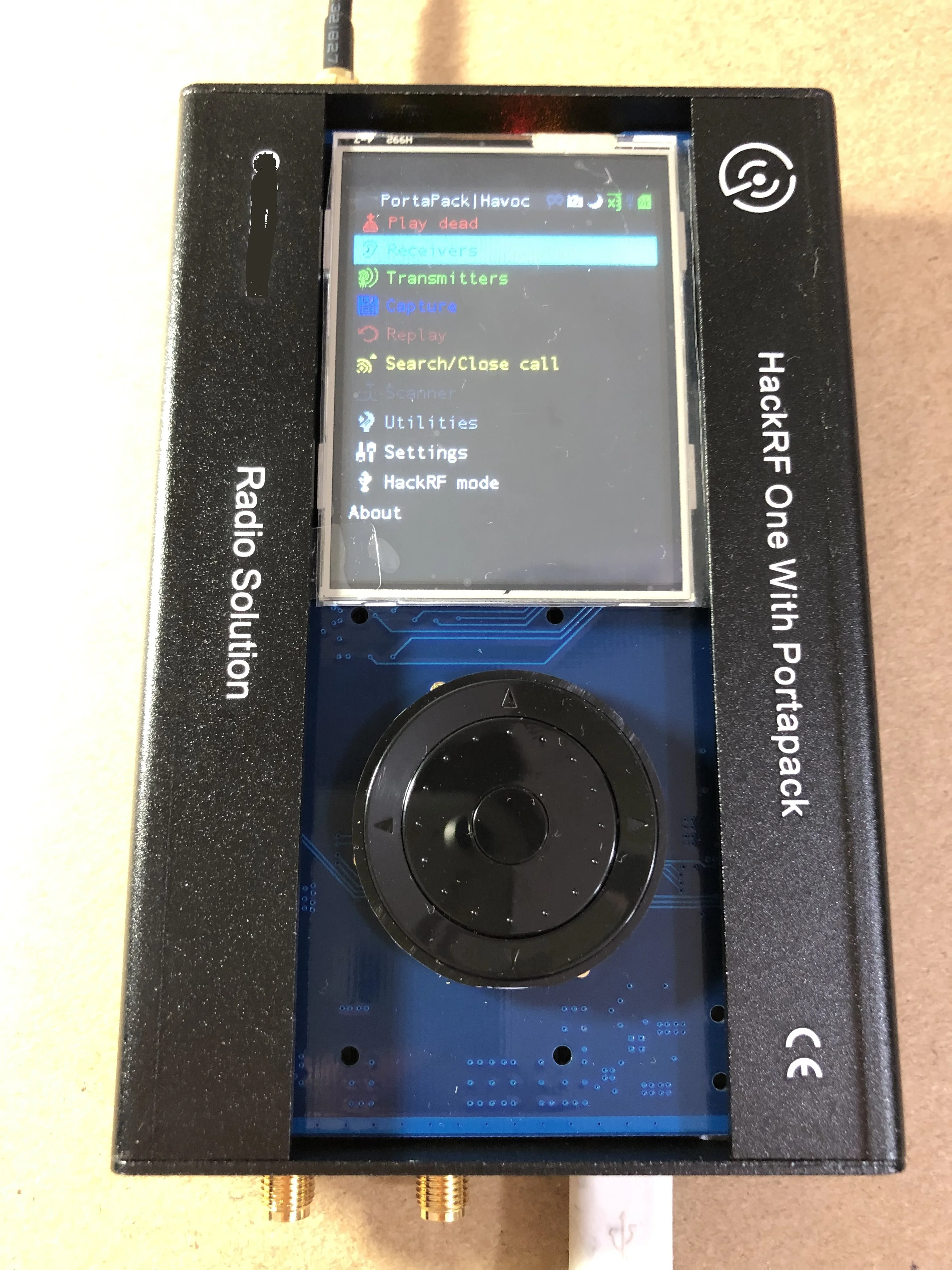 Хаос прошивки PortaPack с HackRF один 1 МГц-6 ГГц SDR приемник передачи AM FM SSB ADS-B SSTV Ham Радио офлайн gps симулятор