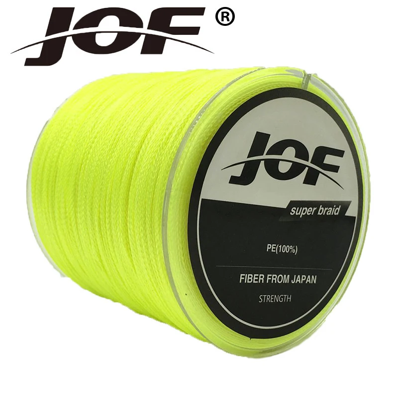 JOF 150 м 10 Цвета PE плетеная 4 нитей леска 8 100 фунтов Pesca плетеный провод Fly лед карп