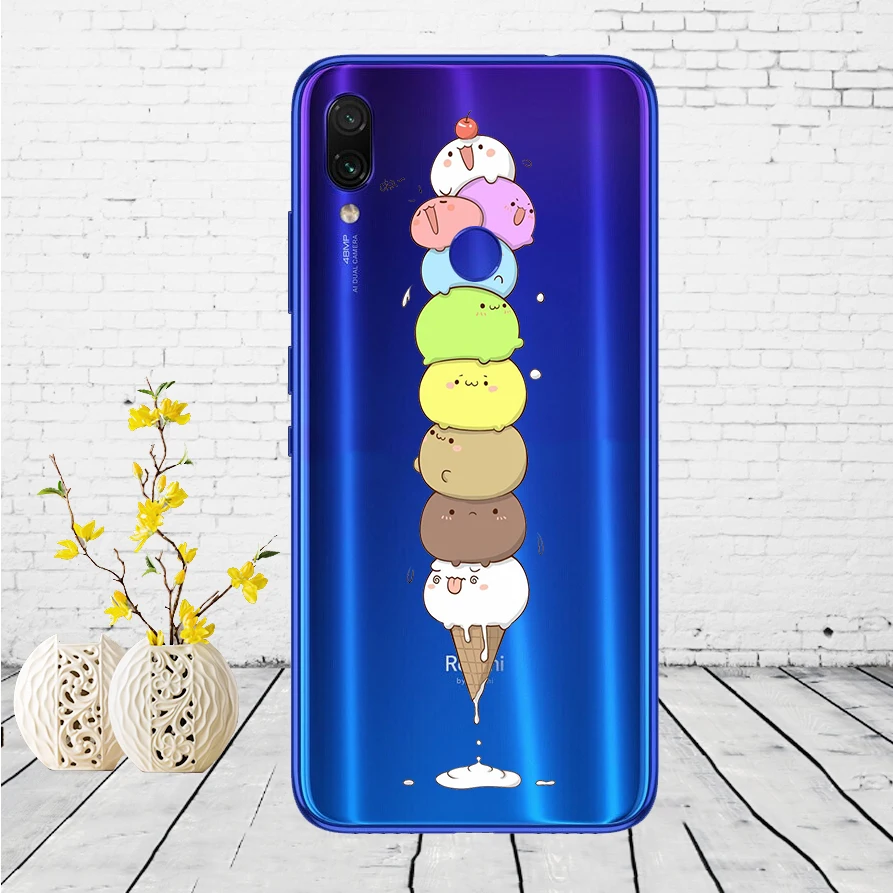 22 02SX чехол для Xiaomi Redmi Note 7, силиконовый чехол для Xiaomi Redmi Note 7, задняя крышка, чехол для Redmi Note 7, чехол для телефона - Цвет: 22