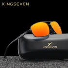 Солнцезащитные очки KINGSEVEN N7088 для мужчин и женщин, поляризационные зеркальные солнечные аксессуары, с защитой от ультрафиолета, для вождения, красные