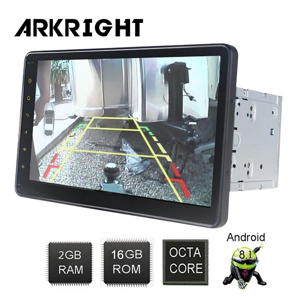 ARKRIGHT 10 1 'ƈdin ips экран Android 8 автомобильный Радио 2 GB головное устройство/радио