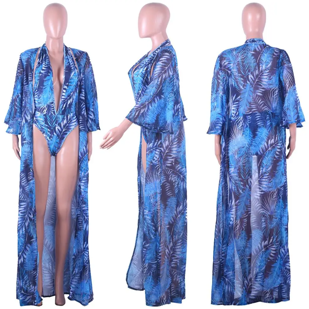 2 шт. женский купальный костюм с цветочным принтом|Спортивные костюмы| |