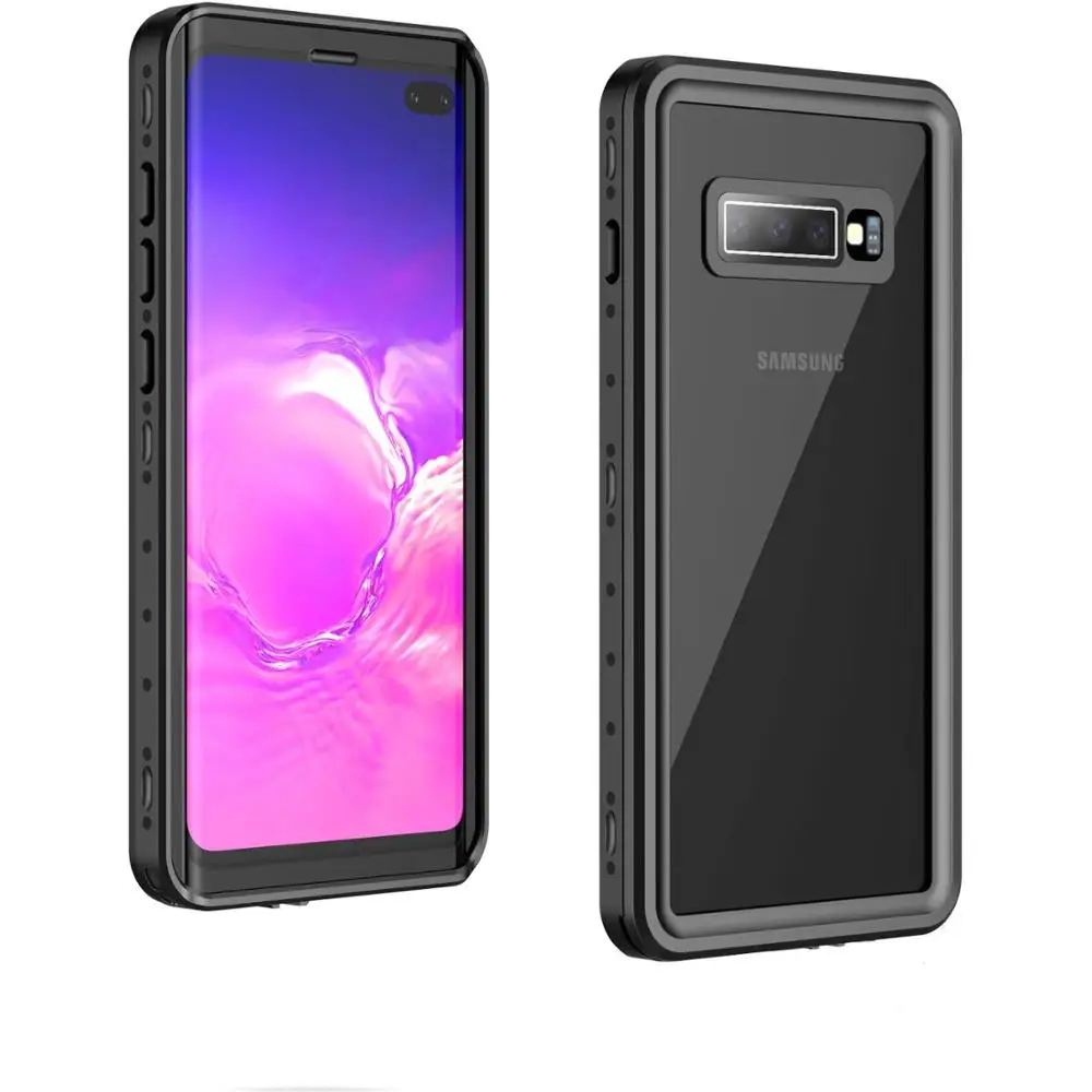 Для Galaxy S10 Plus водонепроницаемый чехол встроенный экран защита всего тела с