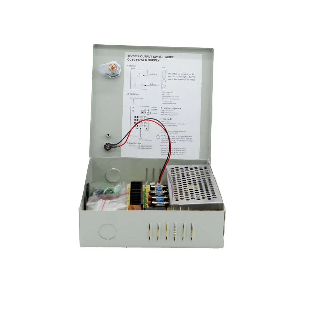 DC12V3A4CH LED CCTV переключатель питания supply36W безопасности/адаптер 110В/220В |
