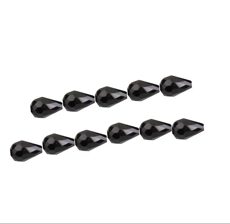 Стеклянные граненые стеклянные шарики размером приблизительно 11 мм (3/8 дюйма) x 8