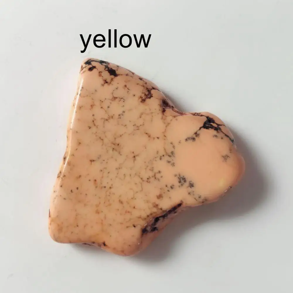 yellow Каменное ожерелье, эффектное ожерелье, массивное ожерелье - Окраска металла: yellow