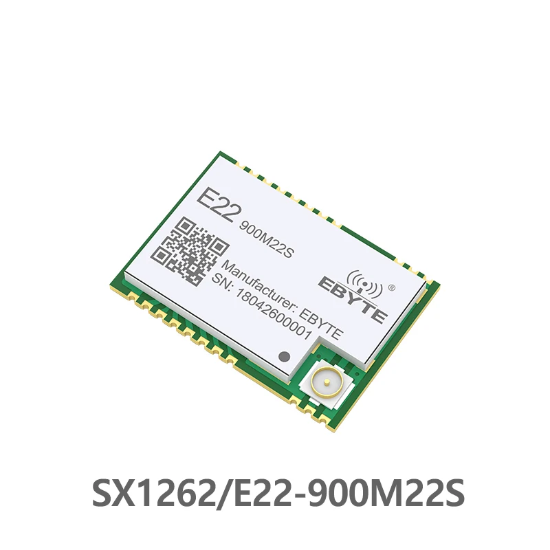 Беспроводной приемопередатчик LORAWAN SX1262 LoRa TCXO E22-900M22S SPI 868MHz SMD 915MHz SMD ebyte приемник радиочастотного передатчика