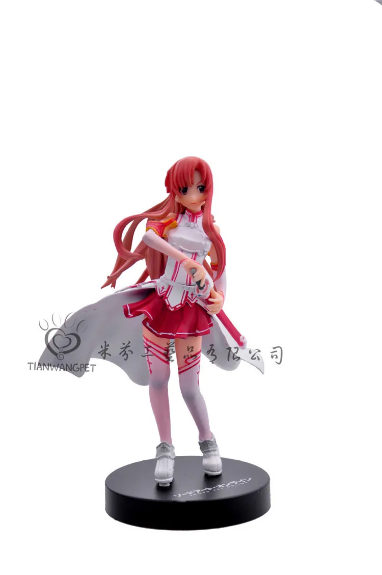 Аниме меч искусство онлайн Juguetes SAO I Asuna Yuuki Kirito 6 &quotэкшн-фигурка Фигурки игрушки