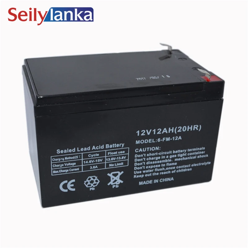 Свинцово-кислотные аккумуляторные батарейки 12 В, 12 Ач