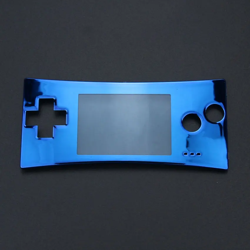 Замена YuXi Передняя Лицевая панель для GameBoy Micro для GBM системы передний чехол Корпус - Цвет: Синий