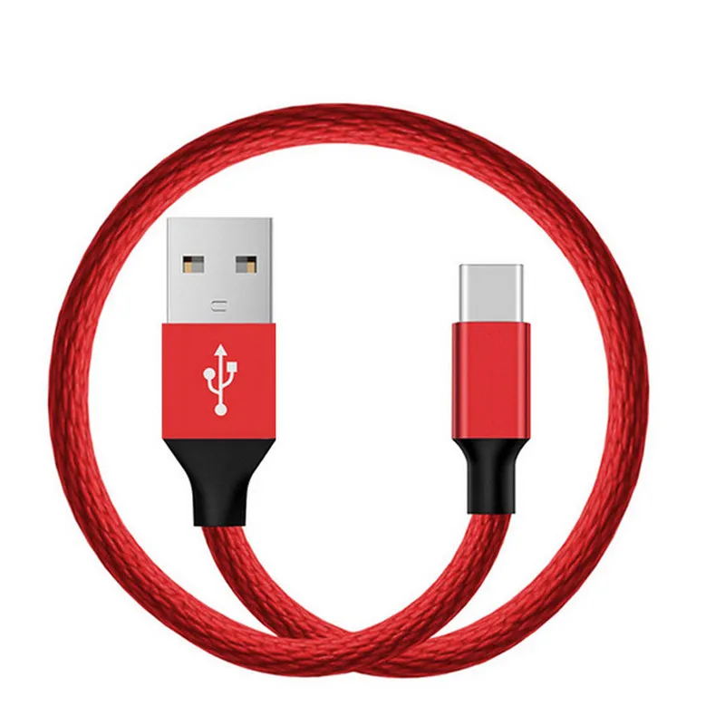 Разъем типа C это новый дизайн для 1 м 2A плетеного алюминиевого USB передачи данных