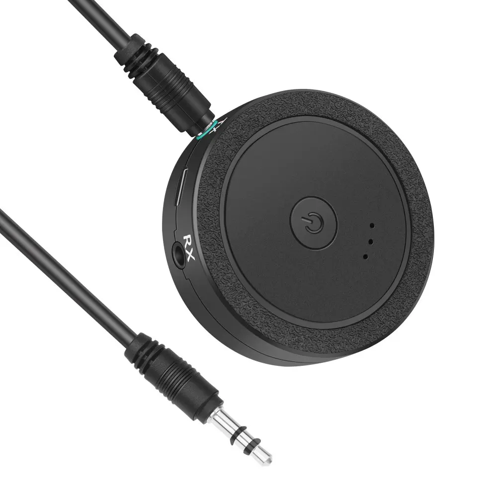 BK Onvian Bluetooth приемник передатчик Bluetooth 4,1 адаптер двойной TX RX режим стерео аудио адаптер для компьютера ПК телефон динамик - Цвет: BK