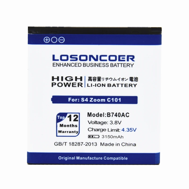 Аккумулятор LOSONCOER B740AC B740AE 3150 мАч для Samsung Galaxy S4|Аккумуляторы мобильных телефонов| |