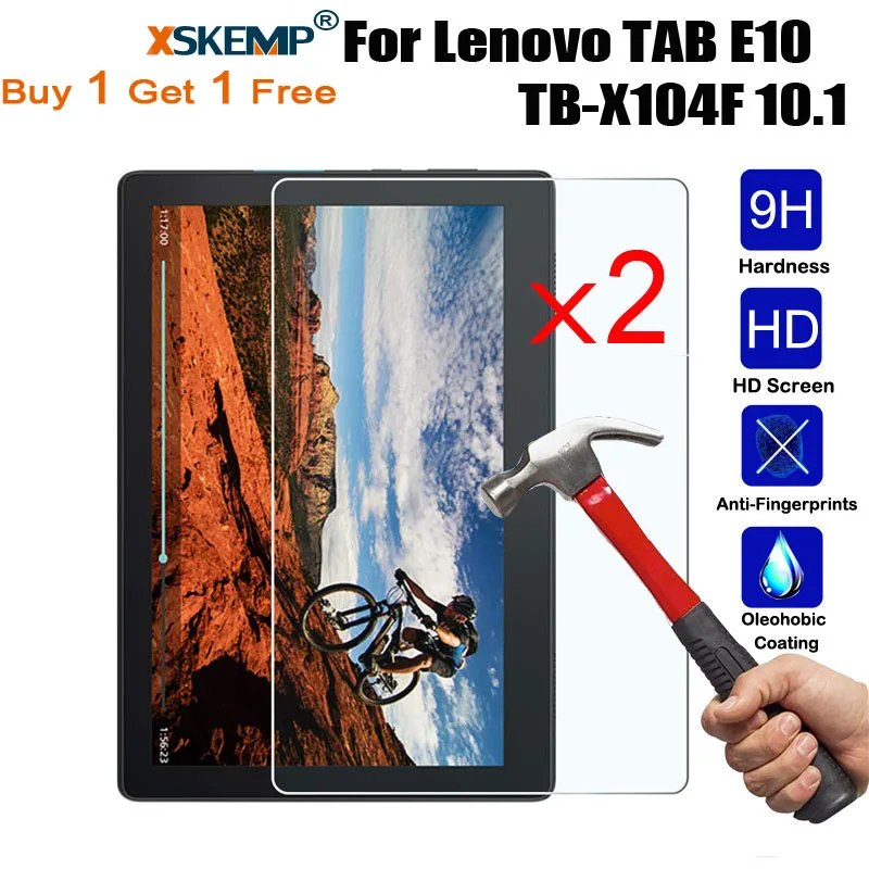 XSKEMP 2 шт./лот Премиум Закаленное стекло для Lenovo TAB E10 TB-X104F 10 1 Противоударная