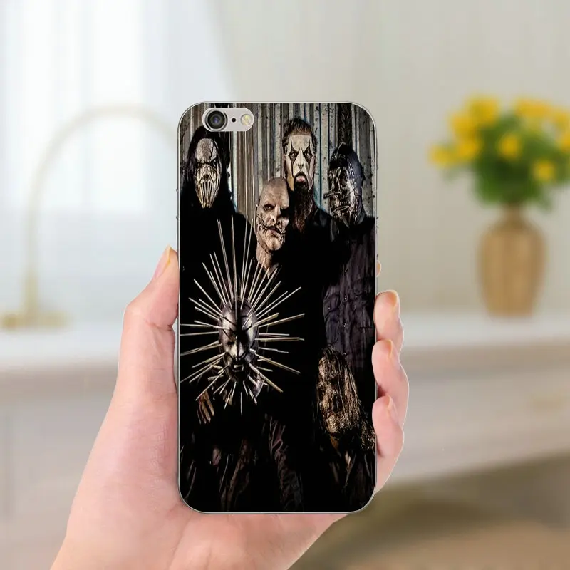 Лидер продаж Slipknot рок тонкий мягкий Силиконовый ТПУ милые чехлы для телефонов