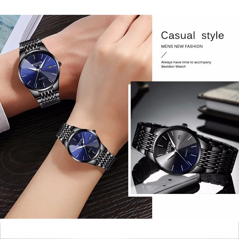 Часы наручные WLISTH женские кварцевые брендовые Роскошные водонепроницаемые