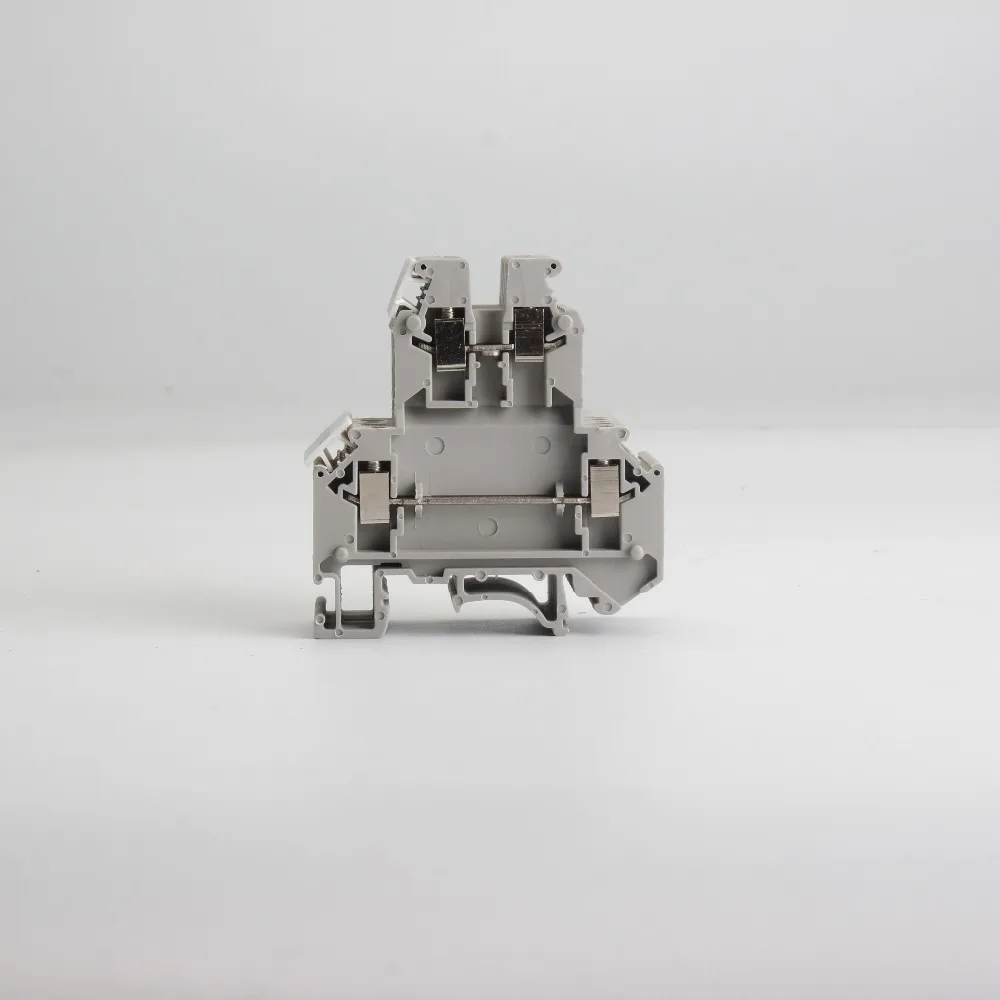 50 шт./кор. UKk3 din-рейку Универсальный Класс PCB клеммы двухэтажные | Строительство и