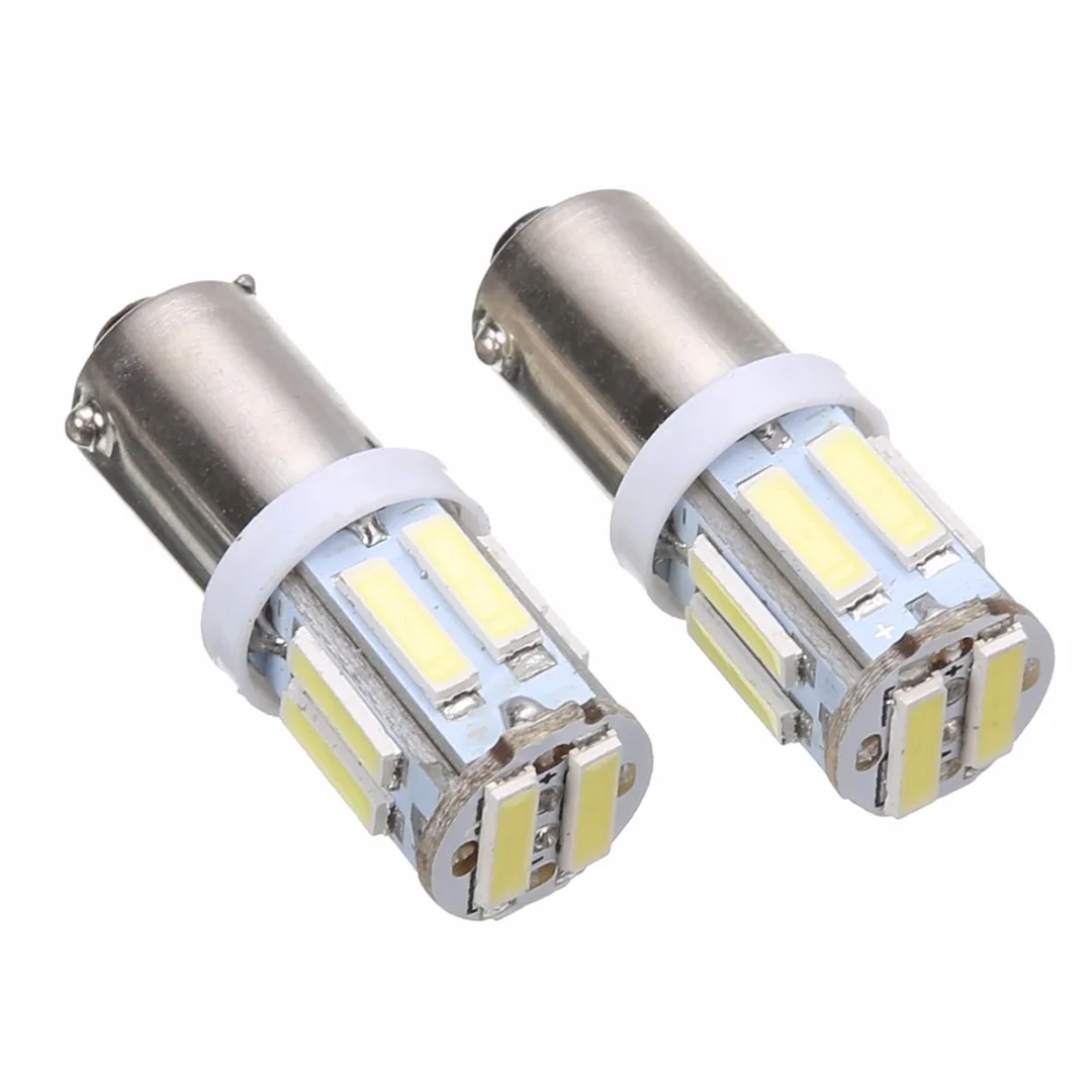 2 шт. 1156 автомобилей сигнала поворота светильник BA9S 7020 10 SMD СВЕТОДИОДНЫЙ AC/DC 12V 1W
