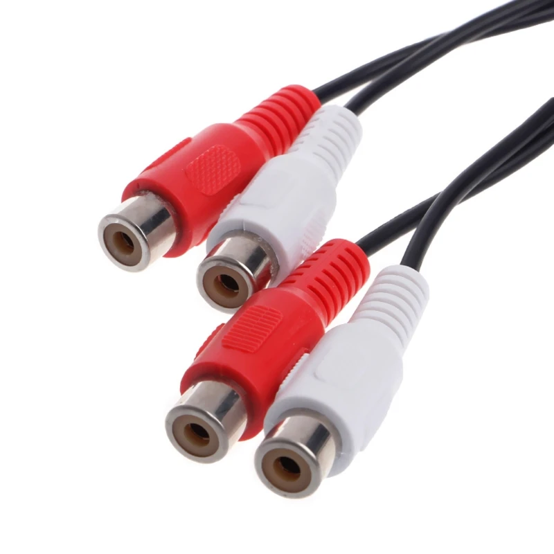 Mini 6 Pin ISO адаптер Aux Line Out 4 Chinch Kabel RCA разъем для Seat Skoda Blaupunkt VDO Audi Ford|Кабели адаптеры и