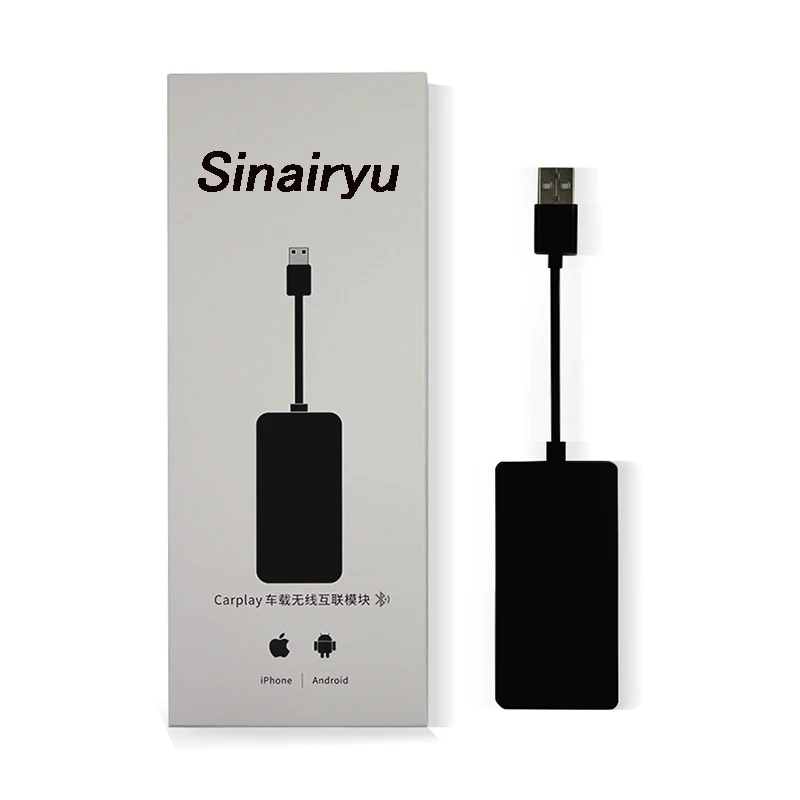 Sinairyu умная ссылка без проводов ключ для Apple CarPlay Android навигационного плеера мини USB