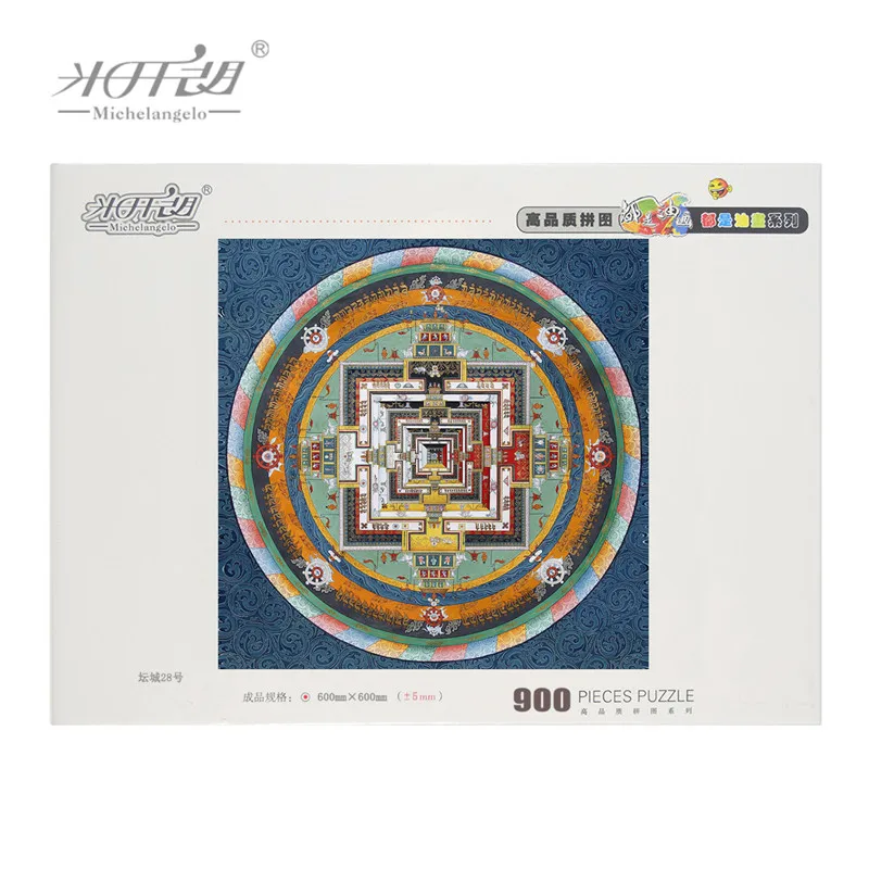 Микеланжело деревянные головоломки 900 шт санскрит дворец Мандала тибетская