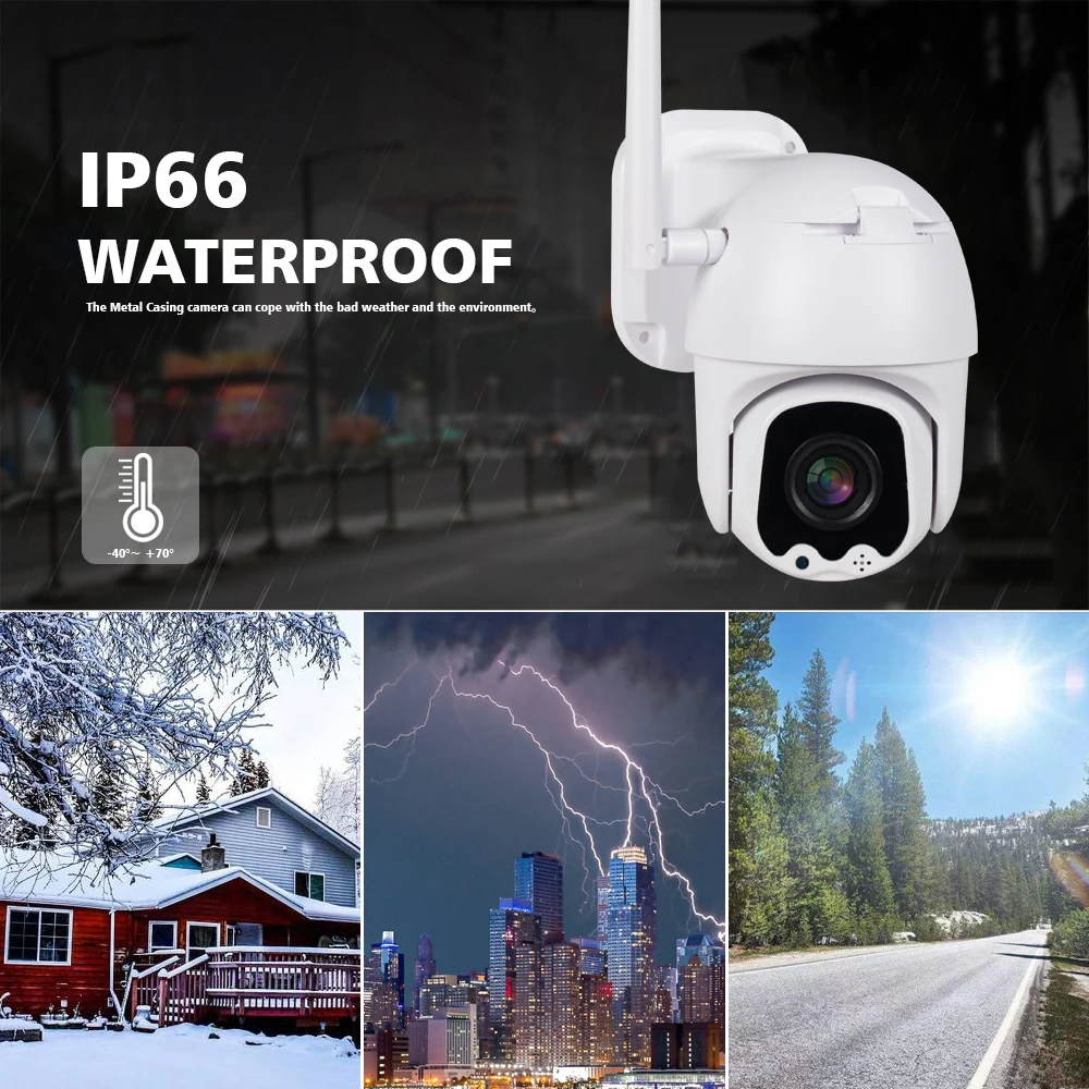 IP камера наружная скоростная купольная 1080P PTZ Wi Fi|Камеры видеонаблюдения| |