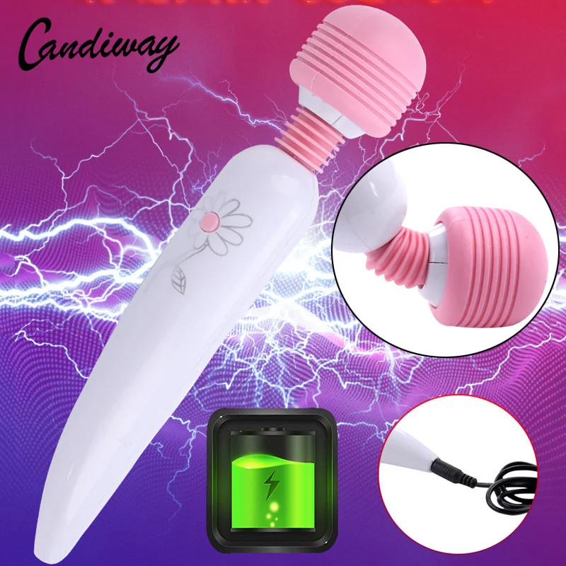 Candiway Мощный водонепроницаемый огромный USB зарядка Волшебная Цветочная палочка