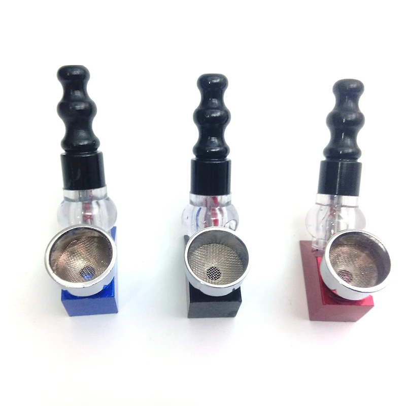 Металлические курительные трубки для табака портативная креативная курительная