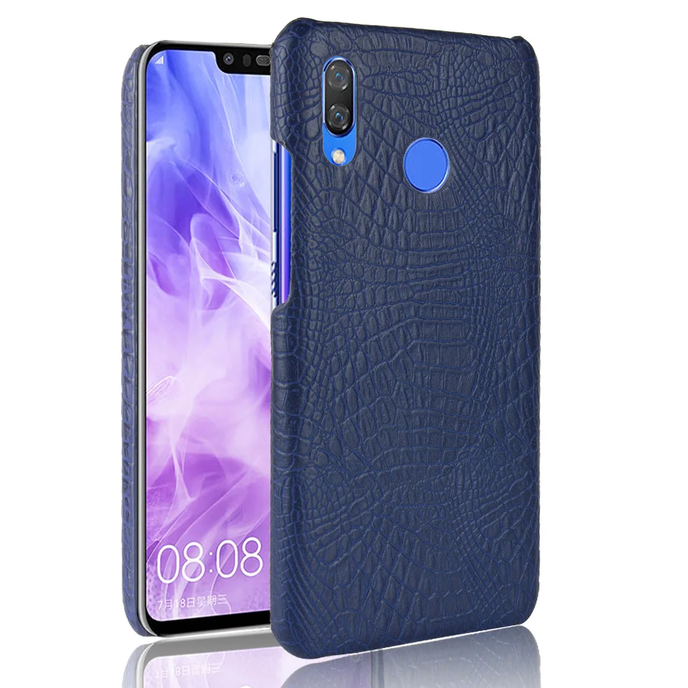 Чехол для Huawei nova 3i чехол 3 искусственная кожа + Ретро крокодиловая Жесткий Nova