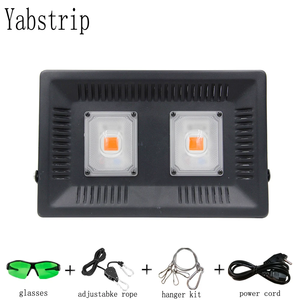 Yabstrip водонепроницаемый IP67 COB Led Grow Light полный спектр 200 Вт для растительного цветка