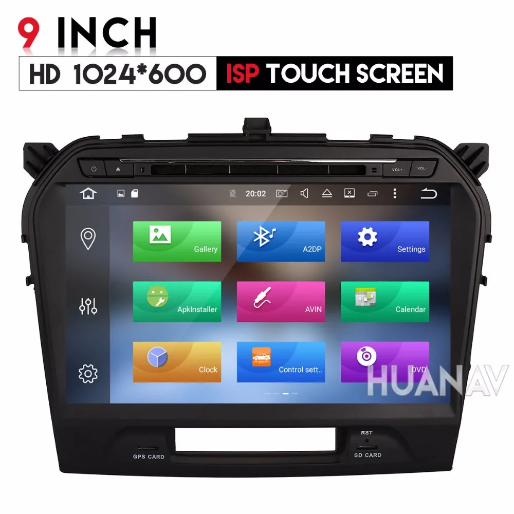 Автомагнитола 2 din с DVD плеером GPS навигацией и для Suzuki Grand Vitara 2015 2018 головное