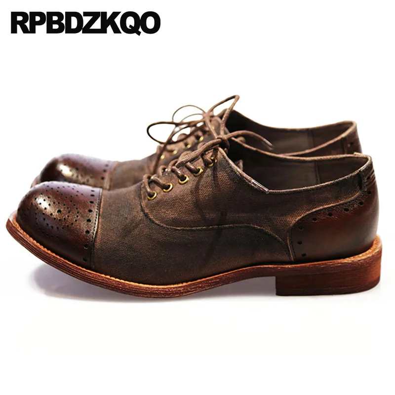 Формальные итальянские Свадебные Броги из коровьей кожи мужские оксфорды