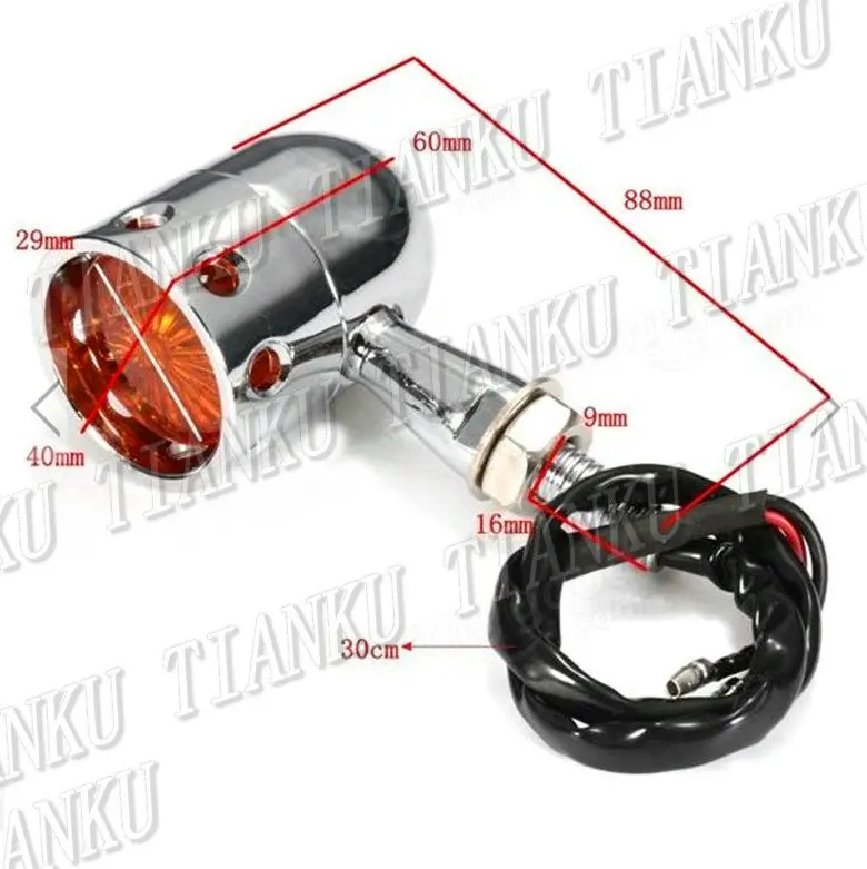 Металл указатель поворота для Honda Shadow Spirit Saber Aero ACE Steed VLX 400 600 1100 DLX VTX1300 1800 Magna VF 250 750 |