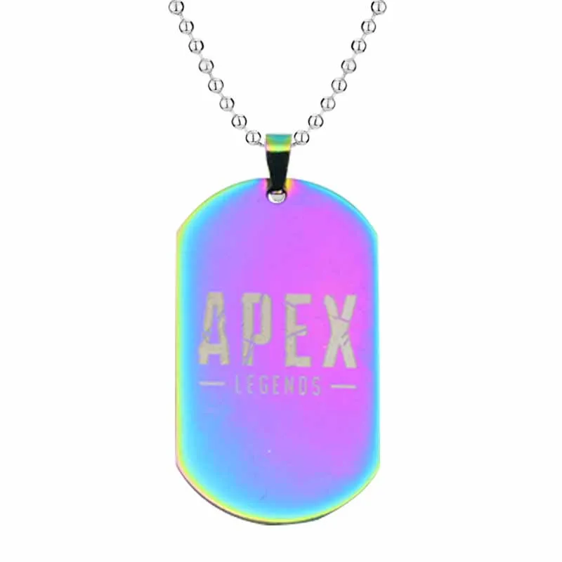 Популярные игровые бирки для собак Apex ожерелье с кулоном 4 цвета модные из