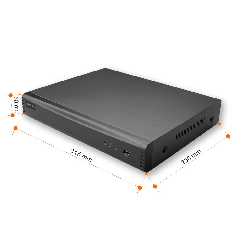 SVNVR 8CH 5MP/4MP H.265 POE NVR Поддержка жесткого диска 1x10 ТБ с выходом HDMI и VGA бесплатное