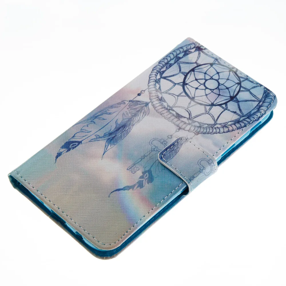 Ключ Dream Catcher Дизайн кошелек Flip Стенд кожаная сумка В виде ракушки чехол для Samsung