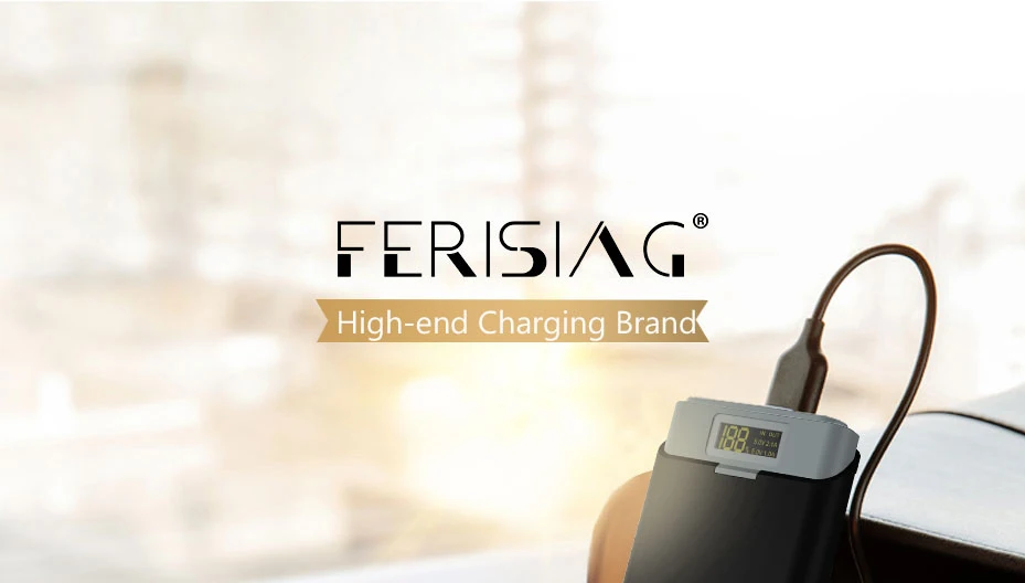 FERISING новой серии 13000 mah светодиодный индикатор питания дисплея Банк Внешний полимерный Батарея Мощность банка для iphone 6 X XR XS max плюс samsung S8