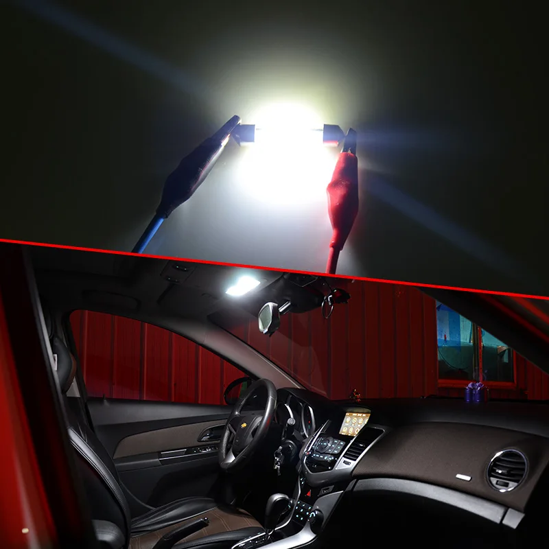 NAO 10x c5w led гирлянда 31 мм 36 39 41 Автомобильный интерьерный светильник Автомобильная