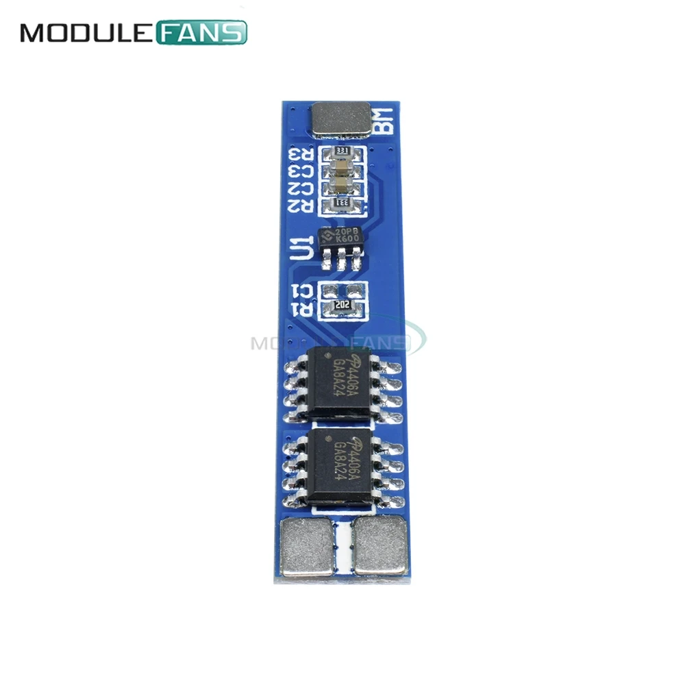 2 шт. литий ионный аккумулятор 2S 5A плата защиты от перегрузки по току BMS PCM