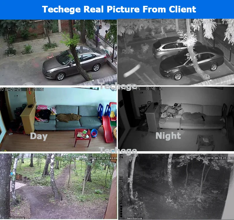 Techege 2.8 мм Широкий формат 720 P 960 1080 IP Камера 360 Вращение вручную ИК P2P ONVIF ночь версии