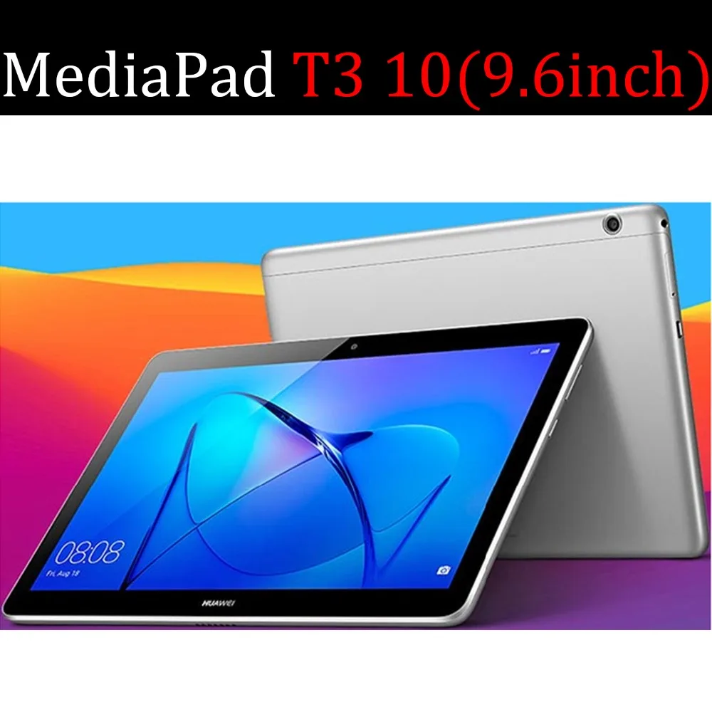 Чехол-книжка AXD кожаный для Huawei MediaPad T3 10 9 6 дюйма | Компьютеры и офис
