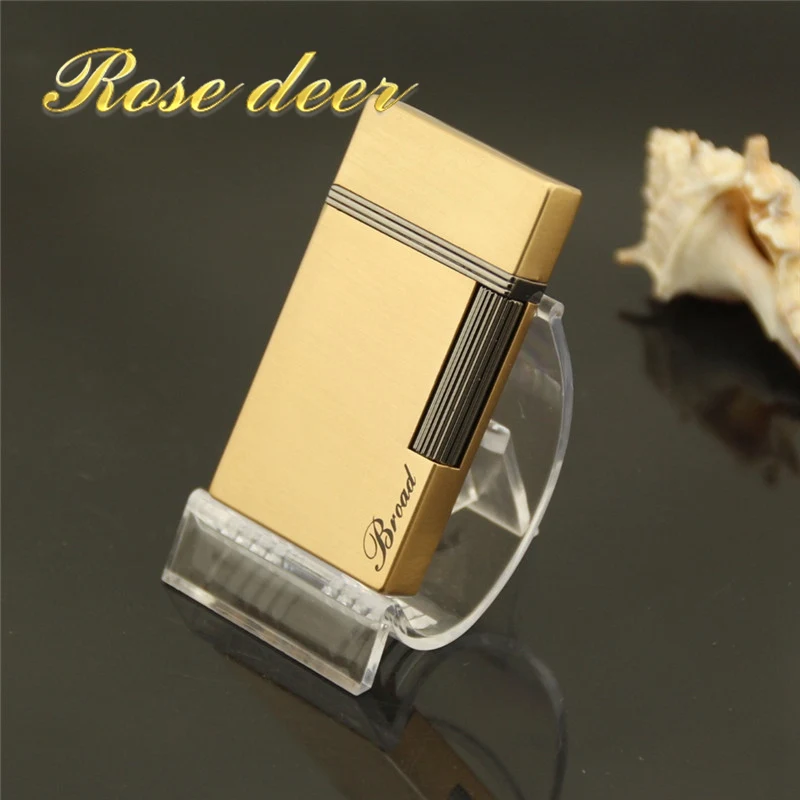 Metal Gas Lighter Windproof Refillable Adjustable Cigarette Flame Cigar Butane Torch Gadgets NO GAS | Дом и сад
