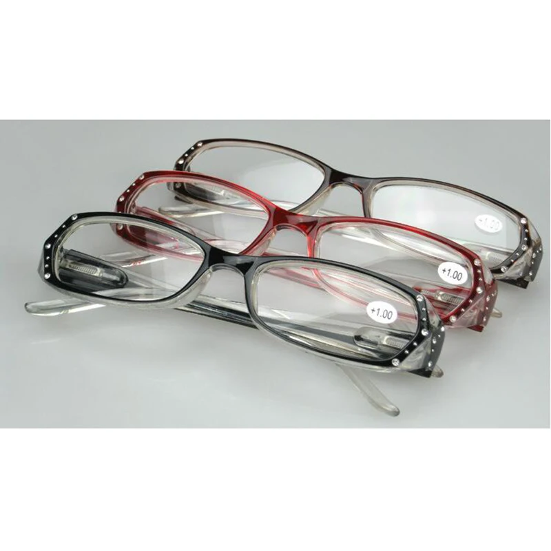 Женские очки для чтения со стразами с кристаллами лупа весенние петли Gafas de lectura
