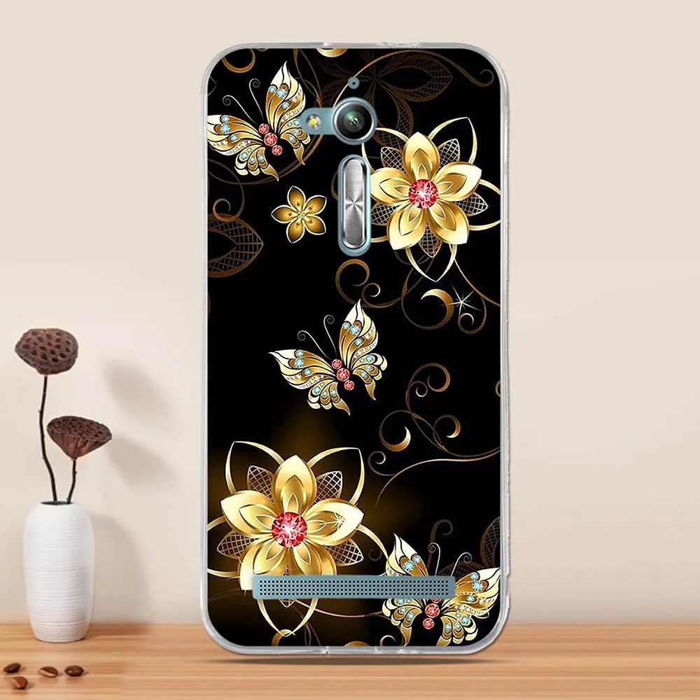 Чехол для Asus Zenfone Go ZB500KL силиконовый чехол телефона Coque Capa Funda ZB500KG X00AD задняя крышка